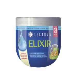 Маска за коса за укрепване на косъма с биотин Leganza Elixir 1000ml - Rosa Impex
